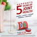 Move Free Advanced Plus MSM 120 Tablets Banner That Reads - Supports 5 Signs Of Joint Health