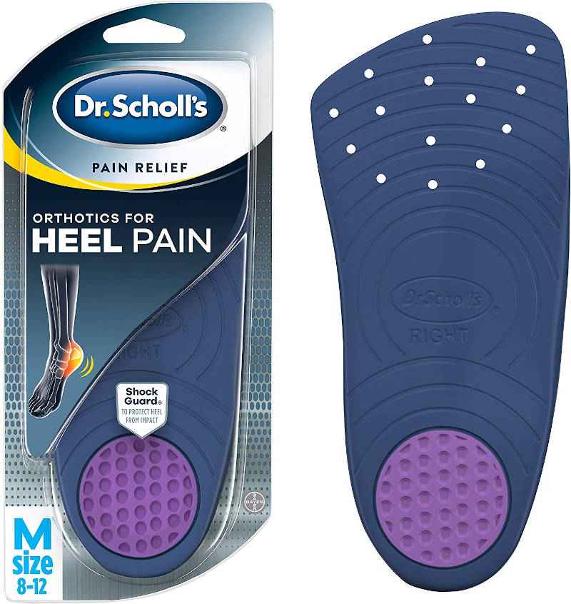 Dr. Scholl's Pain Relief Insoles Orthotics For Heel Pain & Plantar Fasciitis