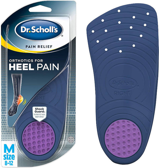 Scholl's Pain Relief Insoles Orthotics For Heel Pain/Heel