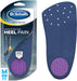 Dr. Scholl's Pain Relief Insoles Orthotics For Heel Pain & Plantar Fasciitis for men insole placed next to outer packaging