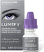 Lumify Eye Drops UK Redness Reliver Eye Drops 2.5ml product bottle next to outer packaging, in front of white background