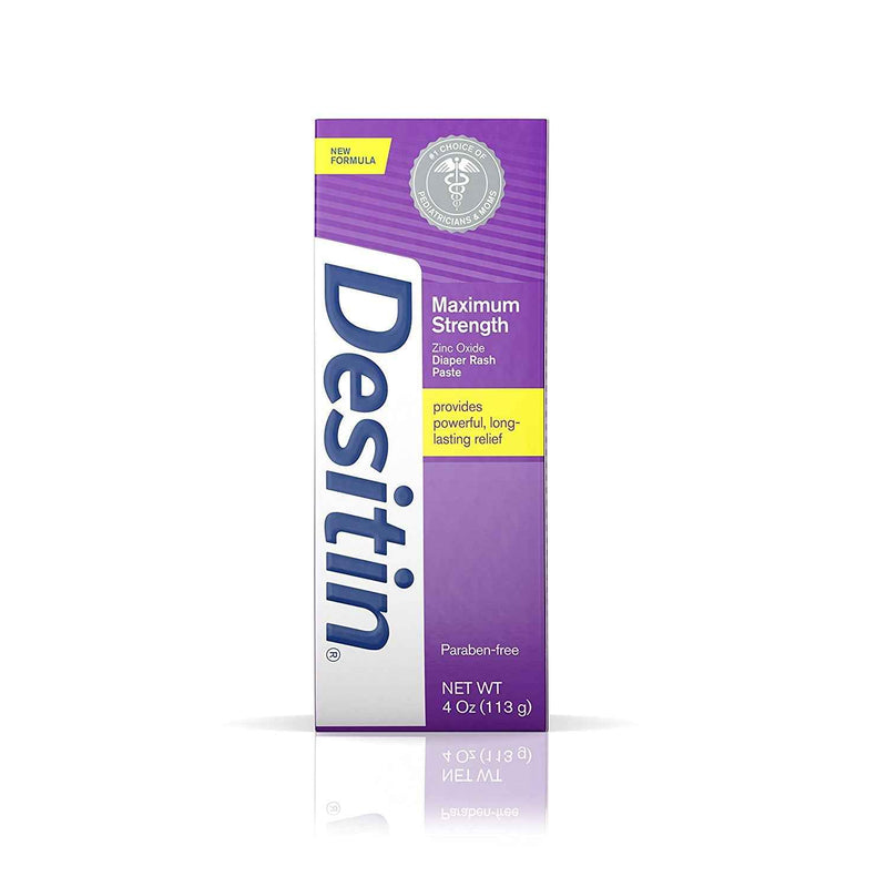 Desitin Maximum Strength Baby Diaper Rash Cream with Zinc Oxide, 4 oz