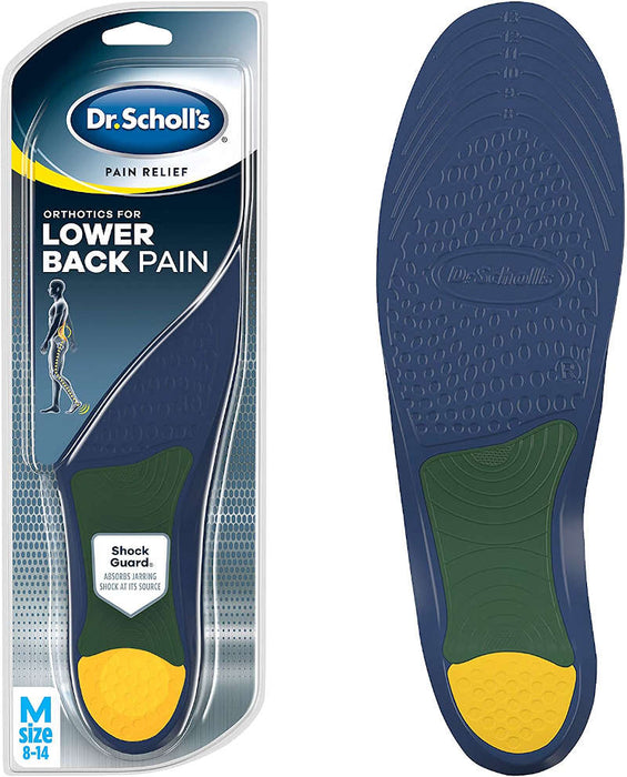 Scholl's Pain Relief Shoe Insoles Orthotics For Lower Back