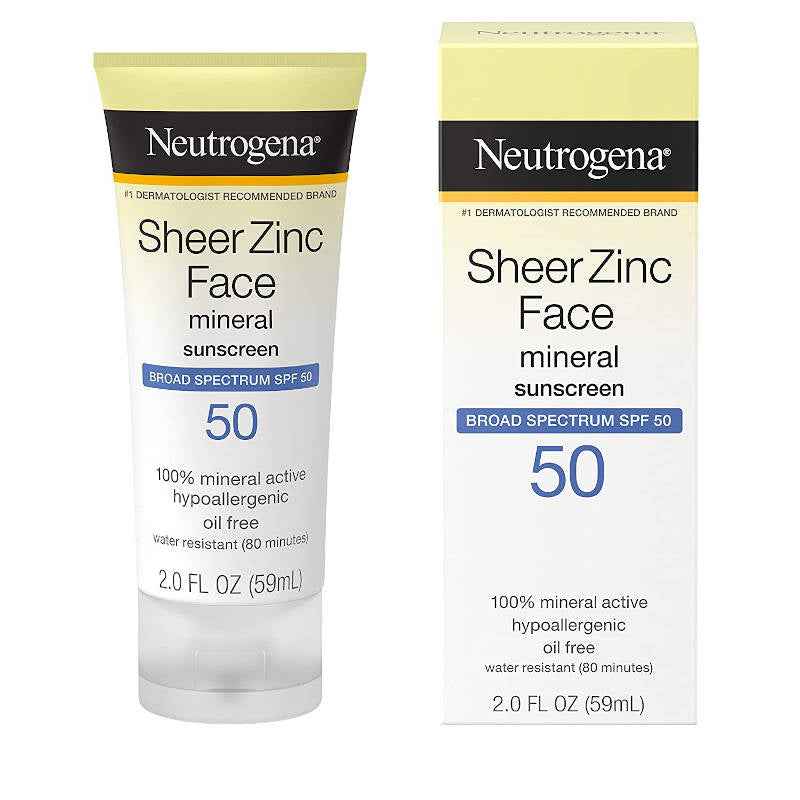 Neutrogena Sheer Zinc Sunscreen SPF 50 UK