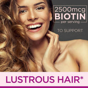 Nature's Bounty Optimal Solutions Hair, Skin & Nails Strawberry Flavored Gummies UK