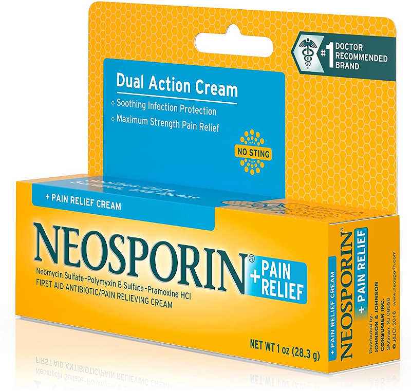 Neosporin + Pain Relief Dual Action Cream, 1 oz, UK