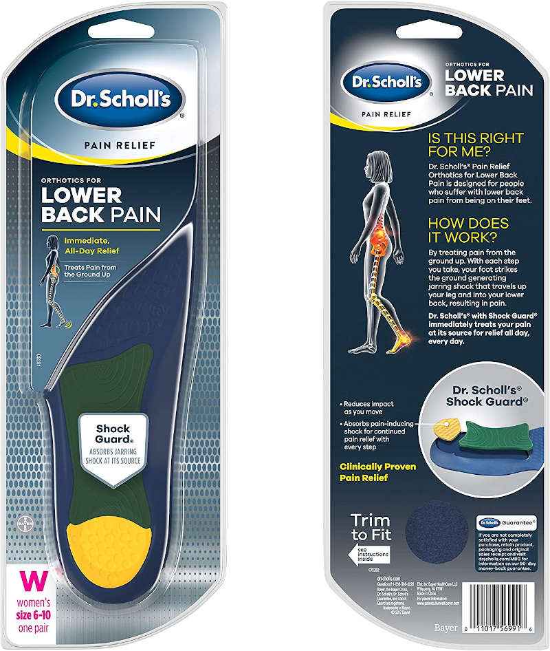 Dr. Scholl's Pain Relief  Orthotics For Lower Back Pain