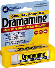 Dramamine UK Original Formula Motion Sickness Tablets