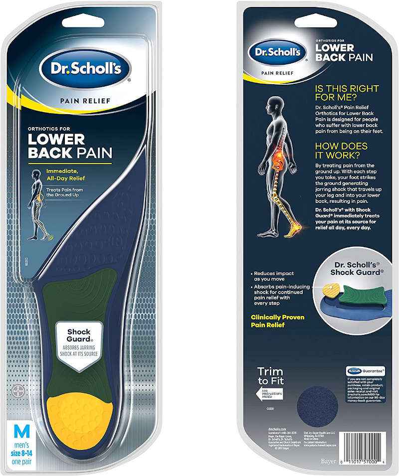 Dr. Scholl's Pain Relief  Orthotics For Lower Back Pain