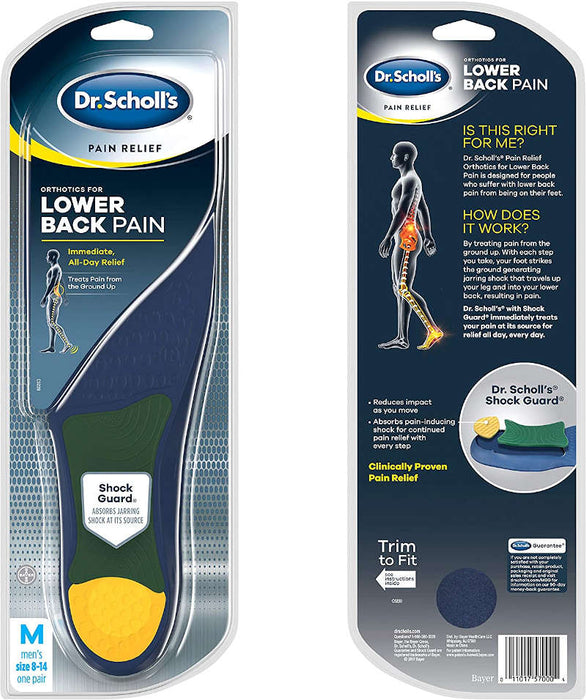 Dr. Scholl's Pain Relief Shoe Insoles Orthotics For Lower Back Pain UK ...
