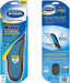 DR. Scholl's Comfort & Energy Work  Advanced Insoles men front and reverse of product packaging