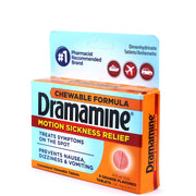 Dramamine Chewable Tablets Motion Sickness Relief, 8 Count. Orange Flavour