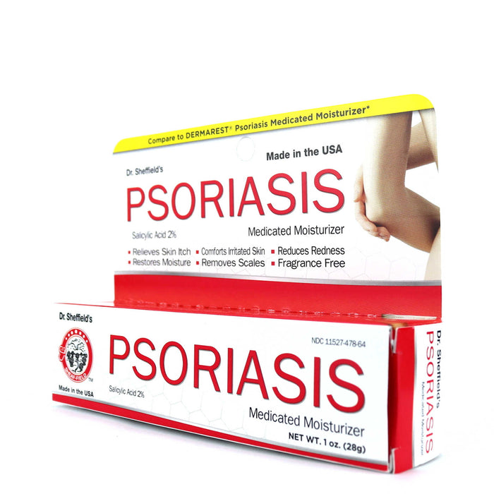 Dr. Sheffield's Psoriasis Medicated Moisturizer Skin Cream 1 Oz