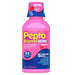 Pepto Bismol Ultra Liquid 12 Oz Cherry Flavour In Front Of White Background
