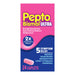 Pepto Bismol Ultra Caplets 24 Outer Packaging In Front Of White Background