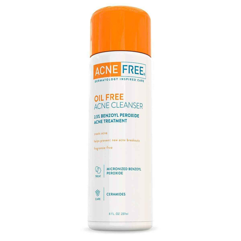 Acne Free Oil-Free Acne Cleanser, Benzoyl Peroxide 2.5%
