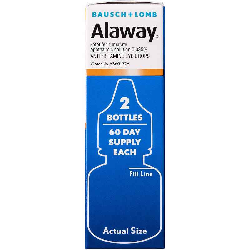 Bausch + Lomb Alaway Antihistamine Allergy Eye Drops UK