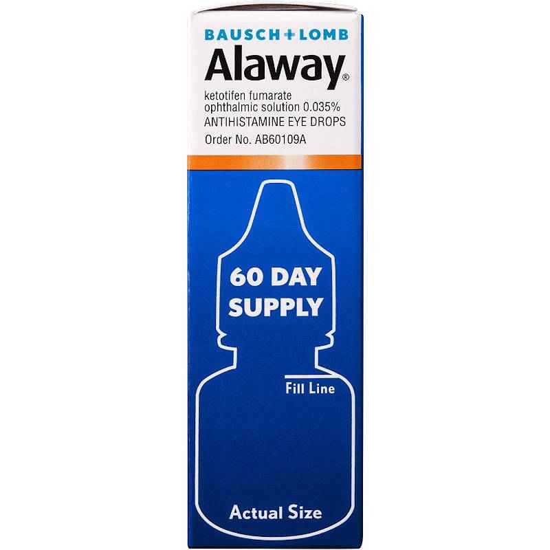 Bausch + Lomb Alaway Antihistamine Allergy Eye Drops UK