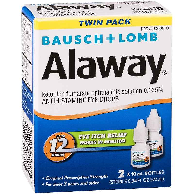 Bausch + Lomb Alaway Antihistamine Allergy Eye Drops UK