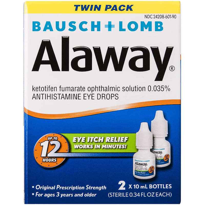 Bausch + Lomb Alaway Antihistamine Allergy Eye Drops UK
