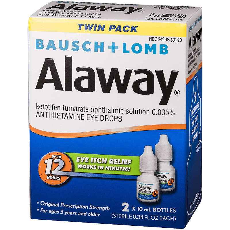 Bausch + Lomb Alaway Antihistamine Allergy Eye Drops UK