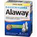 Bausch + Lomb Alaway Antihistamine Eye Drops, 0.34 oz outer packaging side view in front of white background