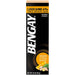 Bengay Pain Relieving 4% Lidocaine Cream Topical Analgesic, Ginger Citrus Scent, 3 oz head on view of product outer box in front of white background