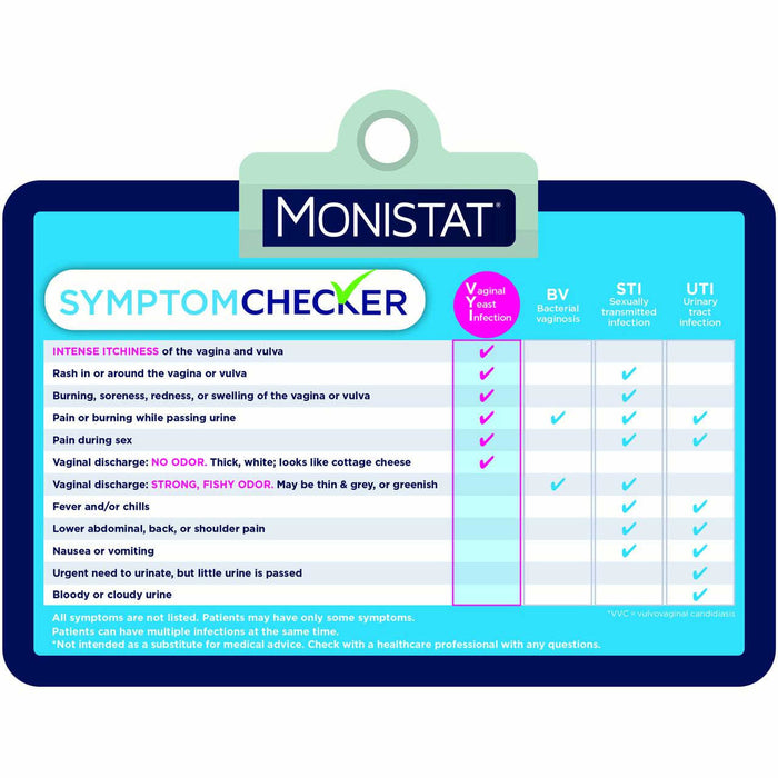 Monistat 7-Day Yeast Infection Treatment, Cream with 7 Applicators UK