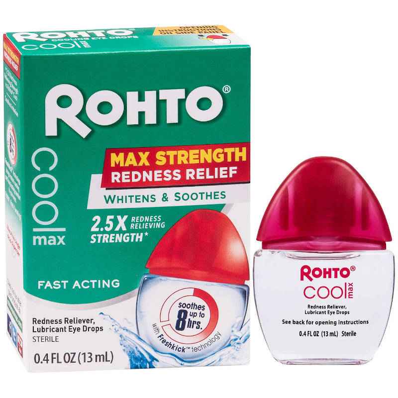 Rohto Cool Maximum Redness Relieving Eye Drops UK