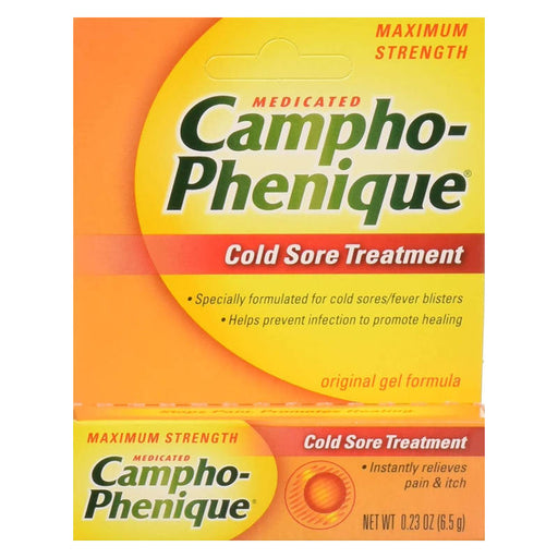 Campho Phenique Cold Sore  Gel  0.23 Fl Oz