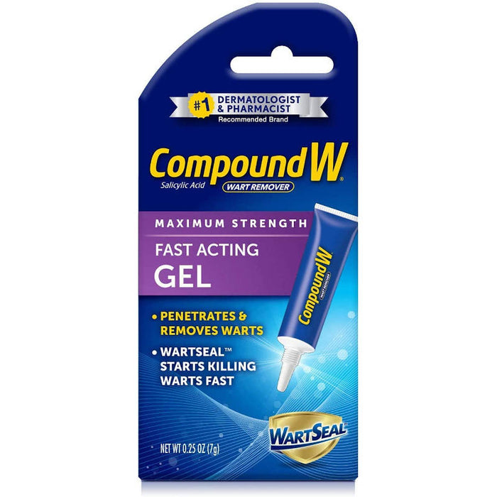Compound W Maximum Strength Fast Acting Wart Remover Gel 0.25 Oz