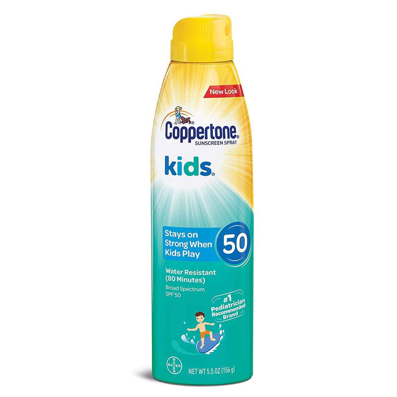 Coppertone Kids Sunscreen Water Resistant Spray SPF 50, 5.5 oz