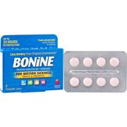 Bonine Antiemetic Chewable Motion-Sickness Relief Tablets, Raspberry