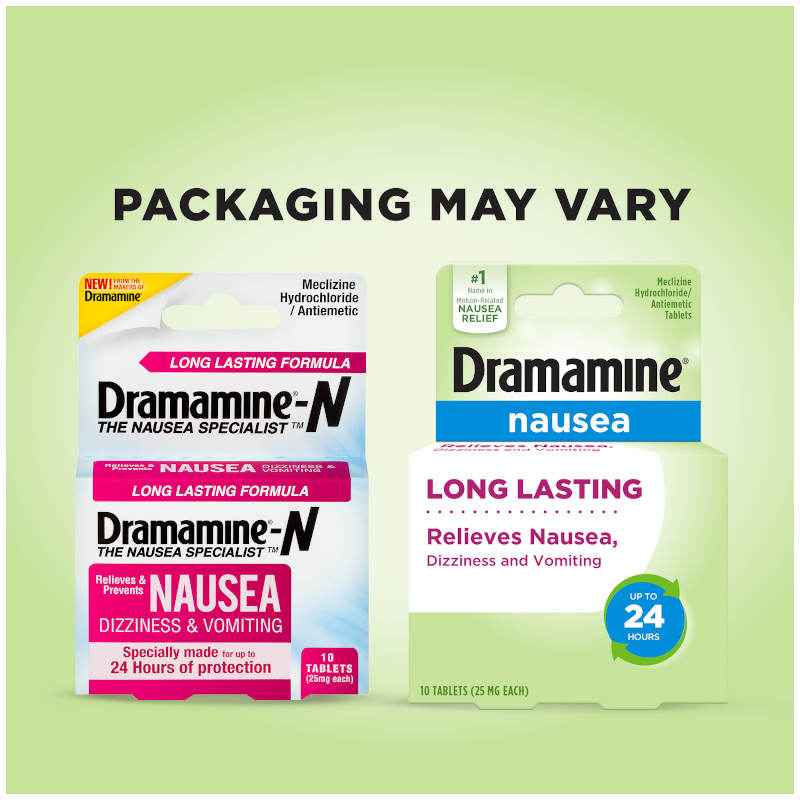 Dramamine-N Long Lasting Formula Nausea Relief
