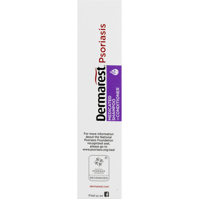 Dermarest Psoriasis Medicated Shampoo Plus Conditioner, 8 FL OZ
