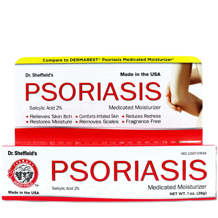 Dr. Sheffield's Psoriasis Medicated Moisturizer Skin Cream 1 Oz