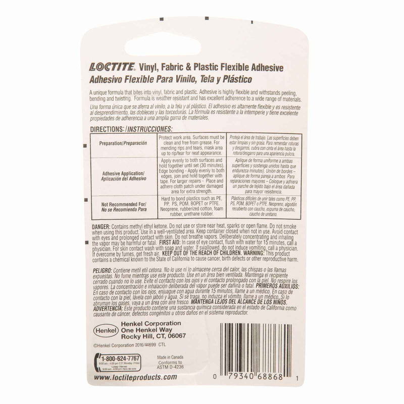 Loctite Vinyl, Fabric & Plastic Flexible Adhesive UK