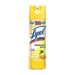 Lysol Disinfectant & Antibacterial Spray, Lemon Breeze Scent, 19 Oz bottle in front of white and grey background with the slogan "what it takes to protect