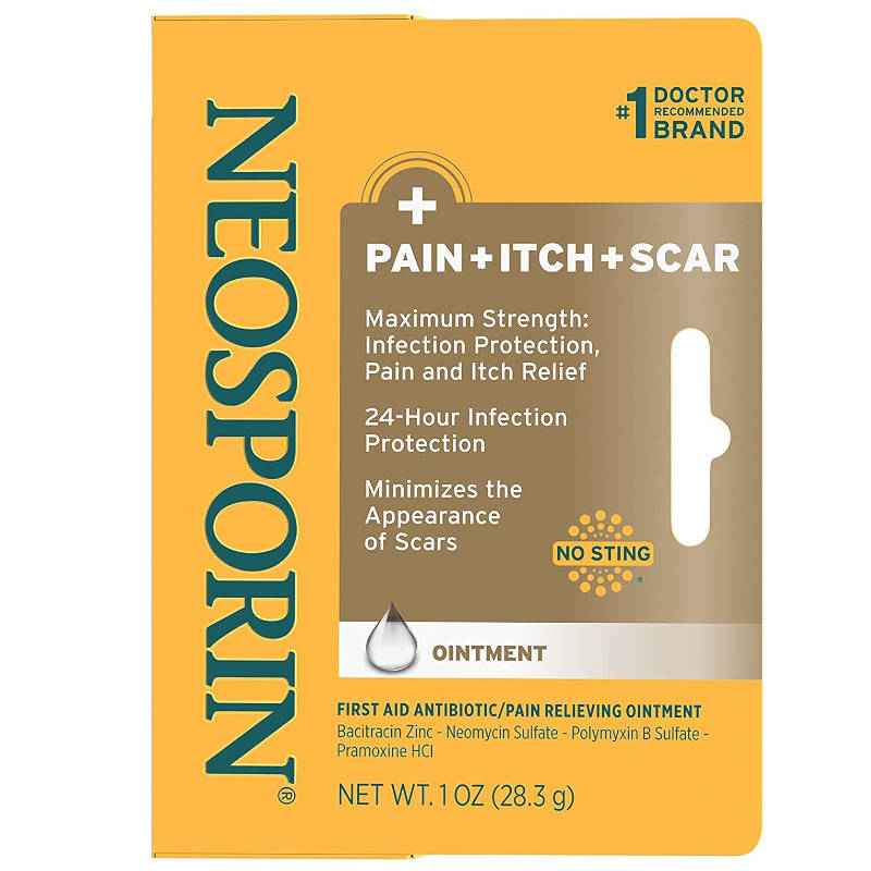 Neosporin Pain Itch Scar Antibiotic Ointment