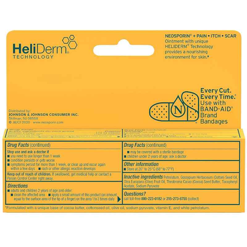 Neosporin Pain Itch Scar Antibiotic Ointment