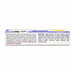 Zymox Oratene Antiseptic Oral Gel 1 oz usage instructions on reverse of product outer packaging