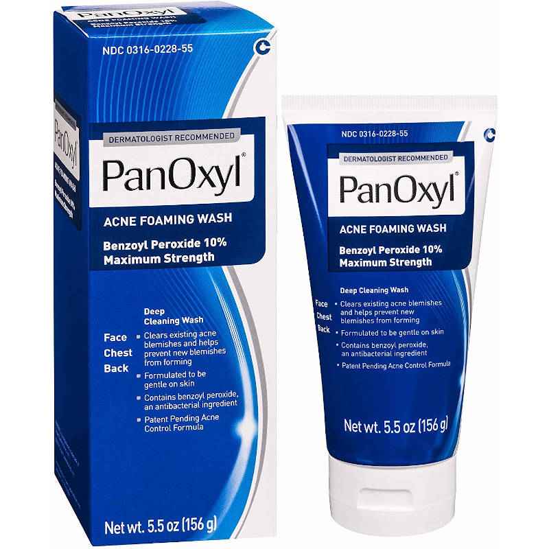 PanOxyl Acne Foaming Wash Benzoyl Peroxide 10% UK