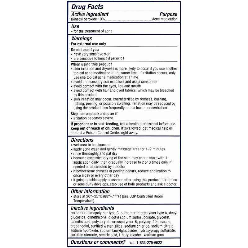 PanOxyl Acne Foaming Wash Benzoyl Peroxide 10% UK