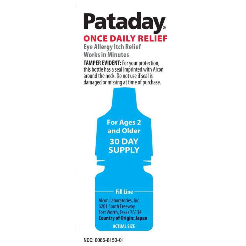 ALCON Pataday Once Daily Relief Allergy Eye Drops 2.5 ml