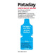Alcon Pataday Once Daily Relief Eye Drops 2.5 ml bottle size example on side of product box
