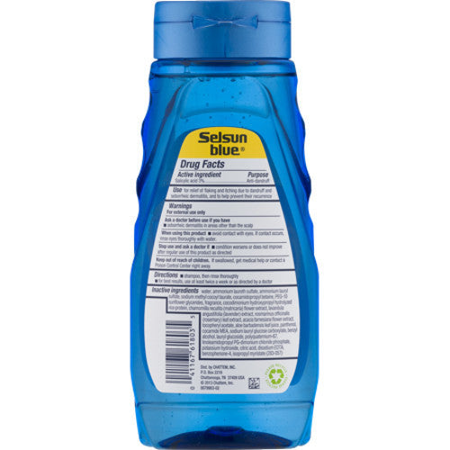 Selsun Blue Naturals Dandruff Shampoo Itchy Dry Scalp 11 oz UK