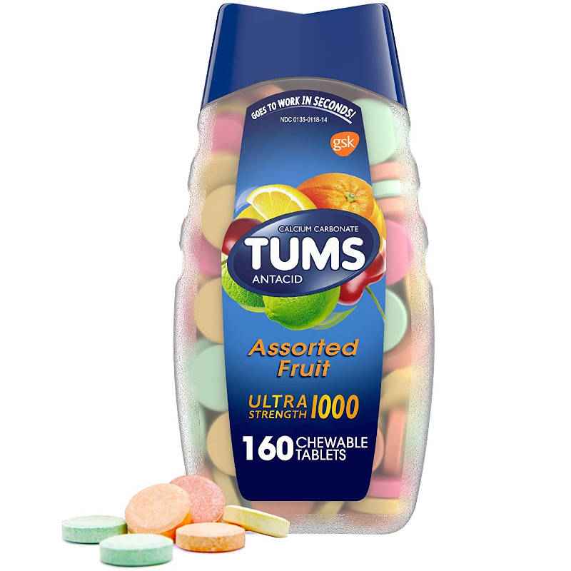 Tums Antacid Ultra Strength Heartburn Relief Tablets UK