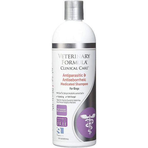Veterinary formula clinical care deals antiparasitic & antiseborrheic shampoo uk