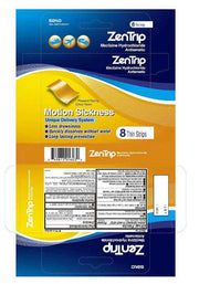 Zentrip Motion Sickness Relief Strips, 8 Count