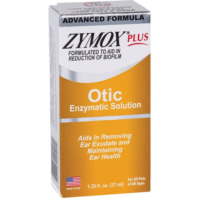Zymox Otic Plus Without Hydrocortisone 1.25 Fl Oz